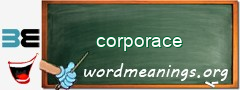 WordMeaning blackboard for corporace